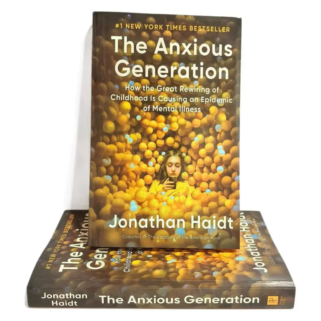 Bview Art The Anxious Generation: NYT Bestseller on Digital Age Anxiety & Mental Wellness Guide