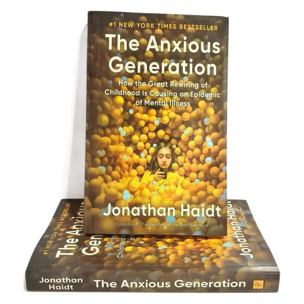 Bview Art The Anxious Generation: NYT Bestseller on Digital Age Anxiety & Mental Wellness Guide