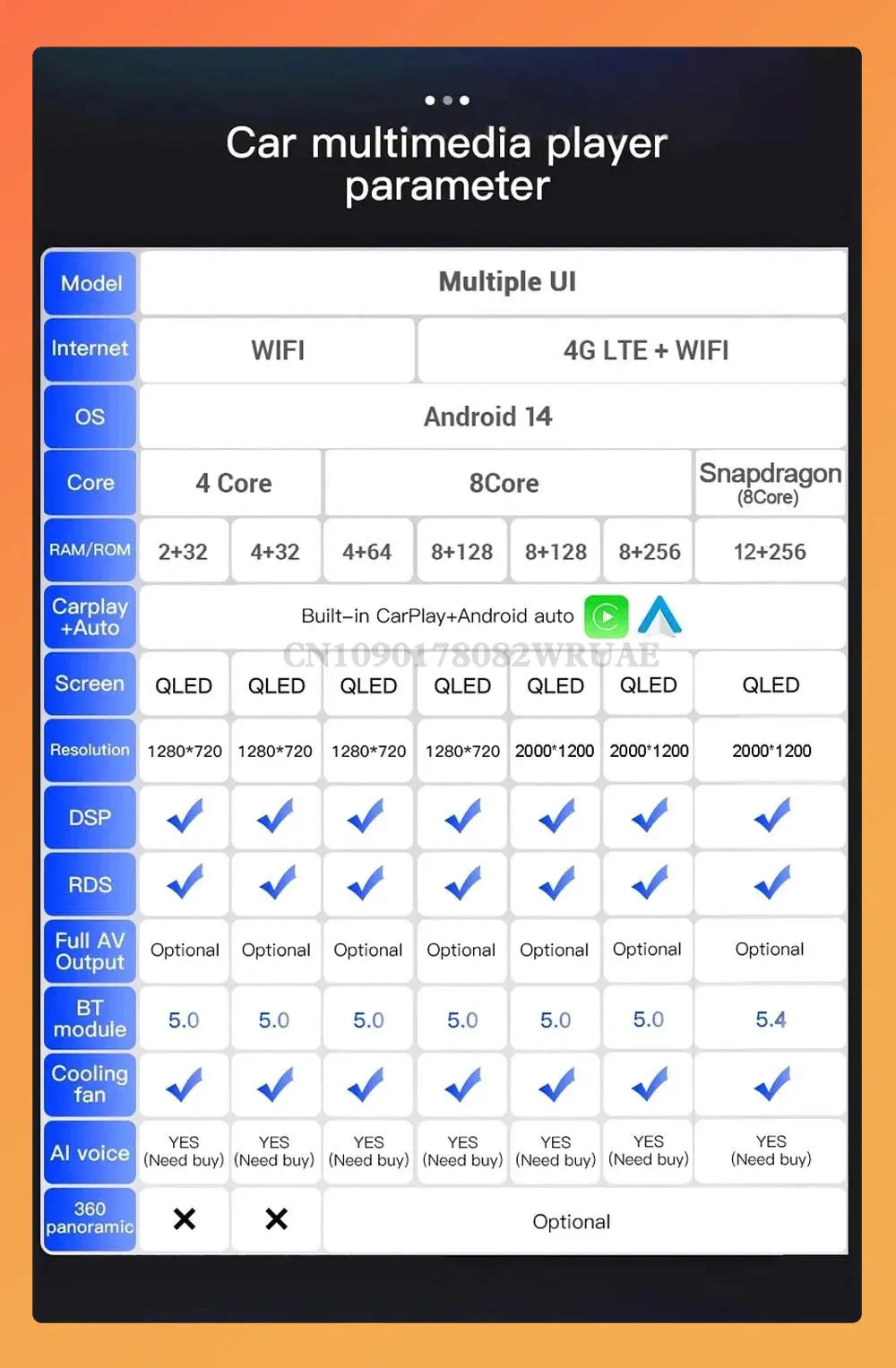 Android 15 For Hyundai Classic Santa Fe 2000-2004 JAC S1 (Rein) 2005-2015 Car Radio Qualcomm BT GPS Navigation QLED 5G WIFI AUTO