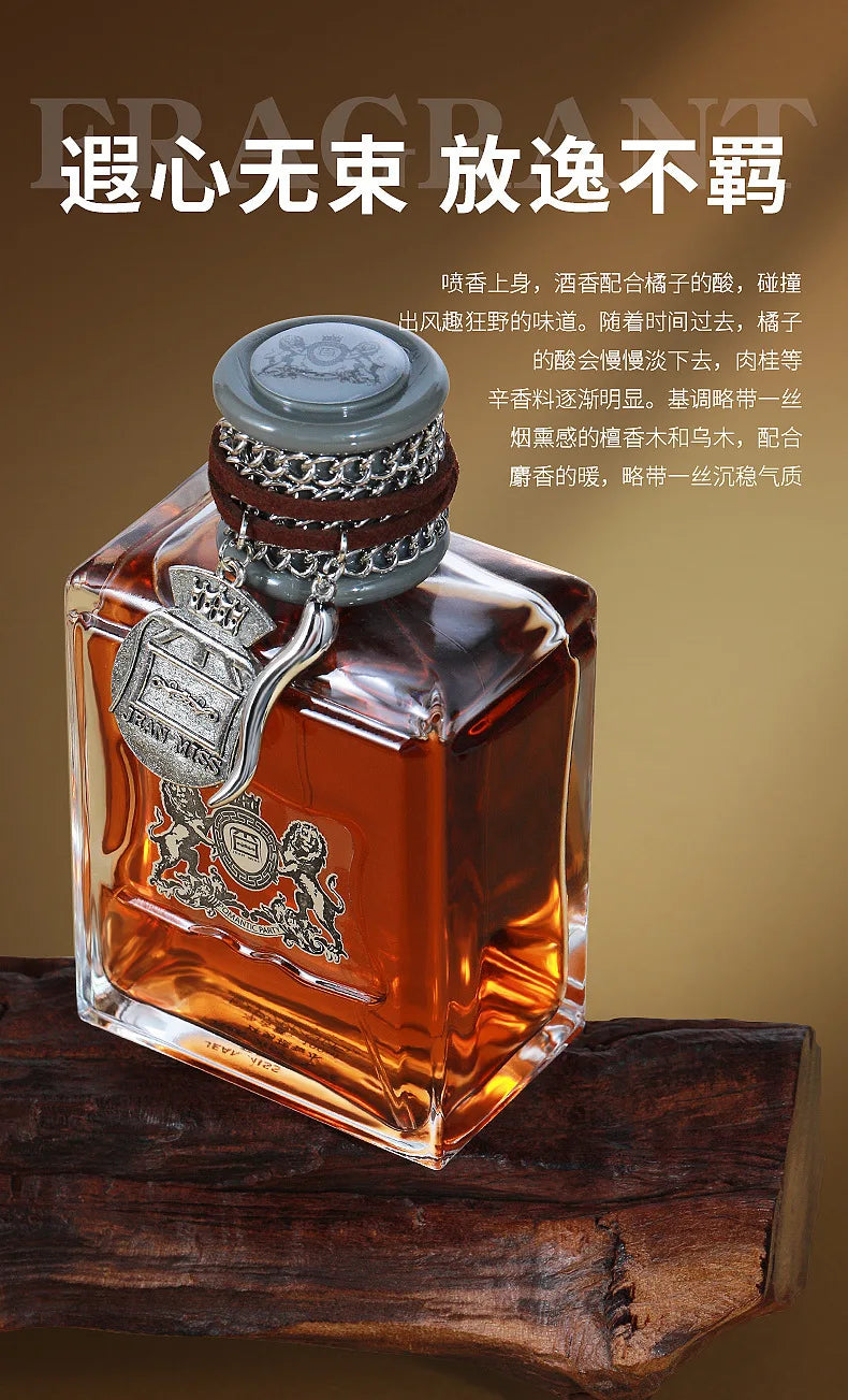 100ml Men Perfume Spray Body Spray Energetic Spicy Fougere Wood Note Perfume Long Lasting Scent Cologne Dating Deodorants