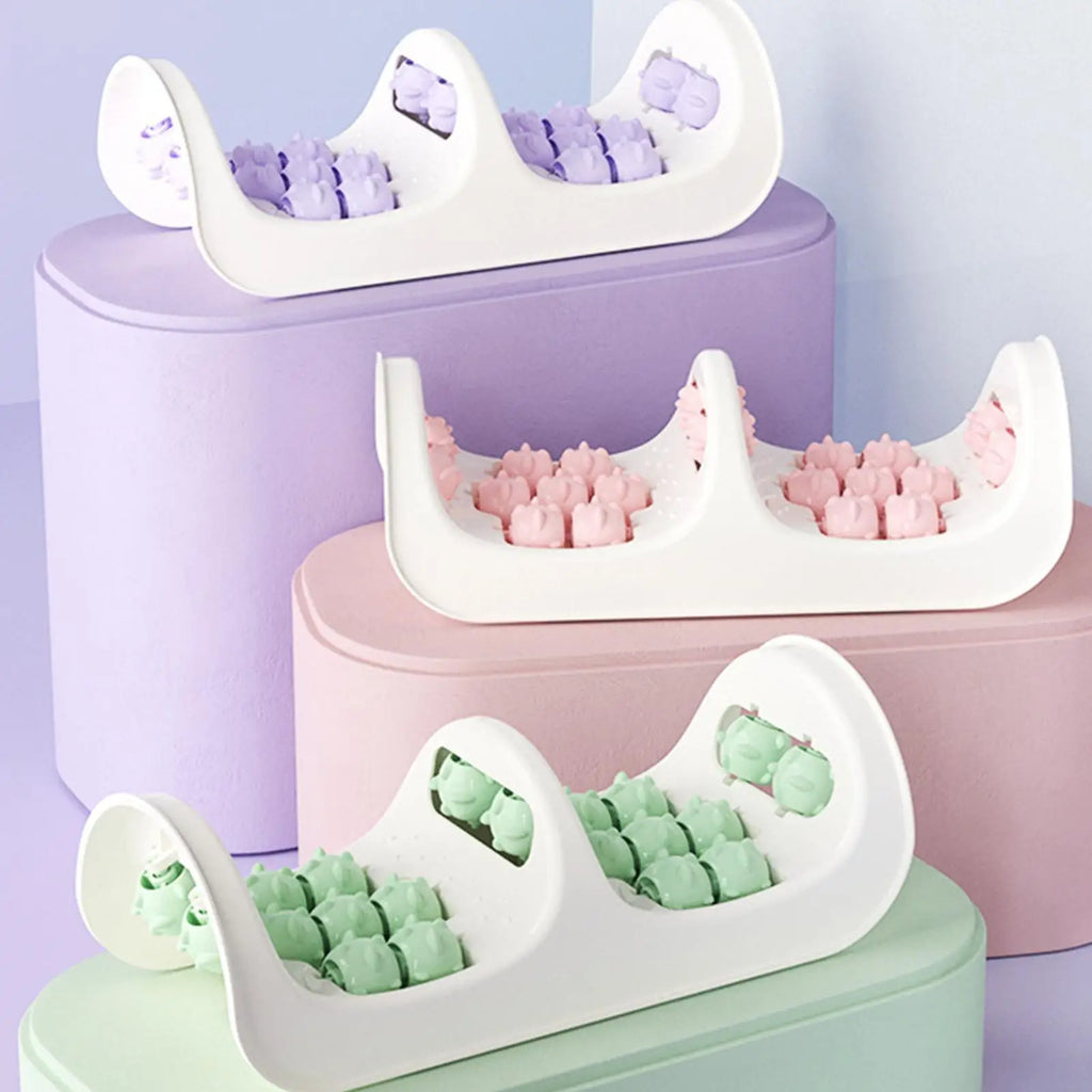 جهاز تدليك القدمين، بكرة تدليك العضلات، لوحة تدليك نقاط الزناد، لتخفيف ضغط الكعب، صحة الأب والأم