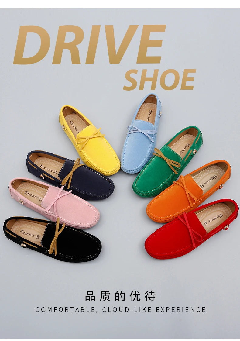 Pink Men Tassels Moccasin Shoes Europe Stylish Male Formal Dress Party Suit Shoes Big Size 35-48 Adult Leisure Driving Loafers