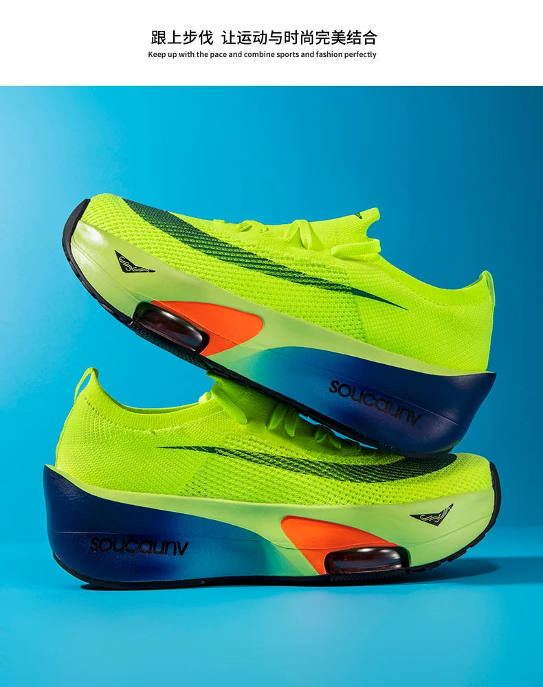 Air Cushion Running Shoes Speciality Marathon Men Sports Breathable Lightweight Women's Comfortable Nonskid Leisure Sneakers