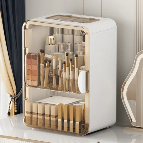 1 pcs Cosmetics storage box, desktop shelf, storage rack, dressing table, large-capacity skin care products storage cabinet