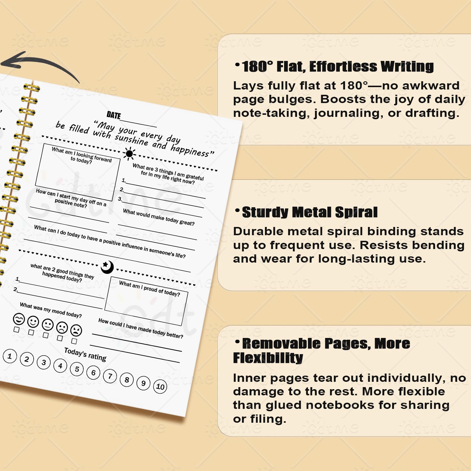 EMOTIONAL JOURNAL --Adult Mental Health Planner,Wellness Workbook,Therapy Worksheet,Anxiety Management,Self Care Tracker