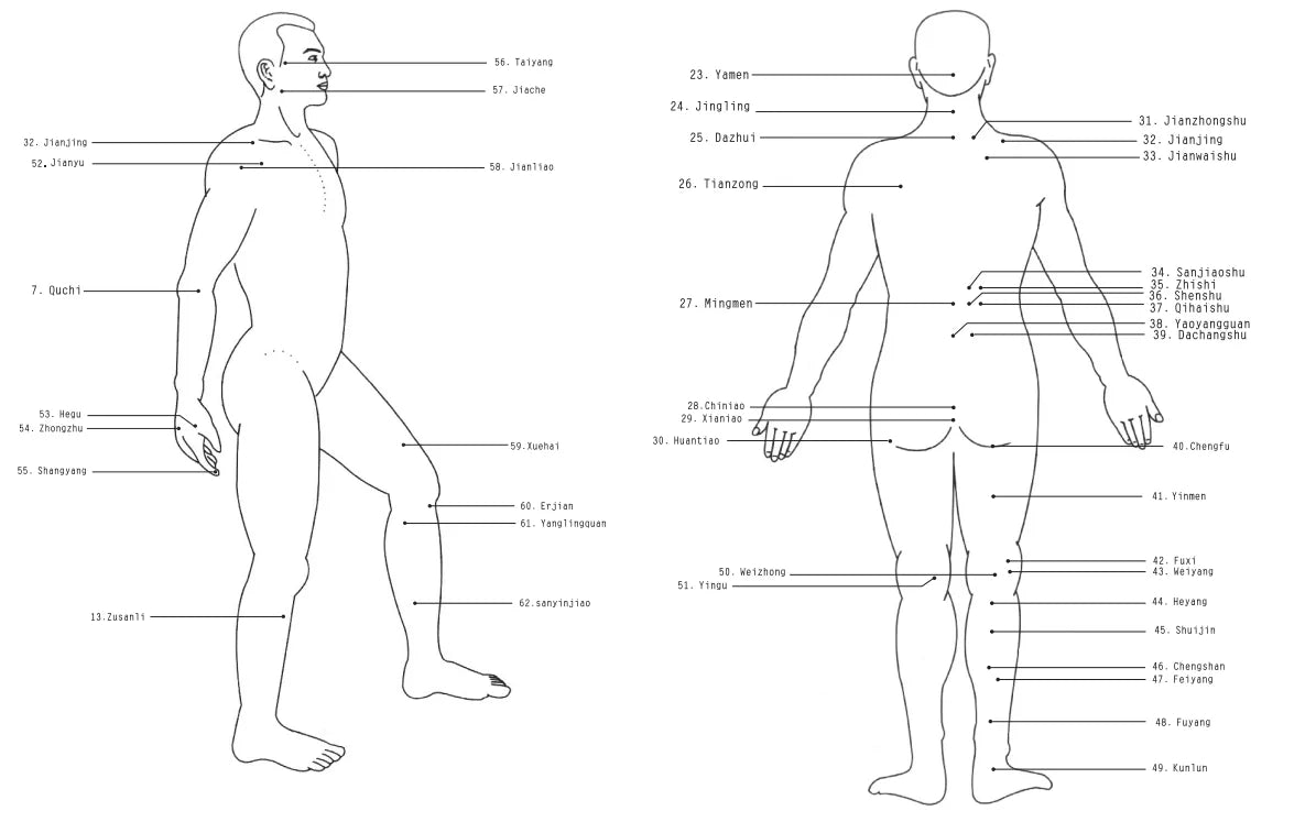 منتجات الصحة والعافية جهاز العلاج بالطاقة الحيوية ميريديان جهاز تحفيز العضلات EMS جهاز تدليك الطاقة الحيوية