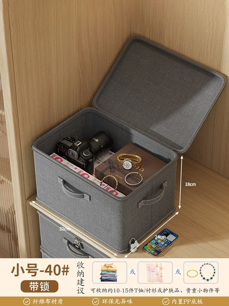 Large Capaci Loable Fabric Storage Box Foldable Organizer for Clothes And Accories Home And Office Use Wardrobe Solution