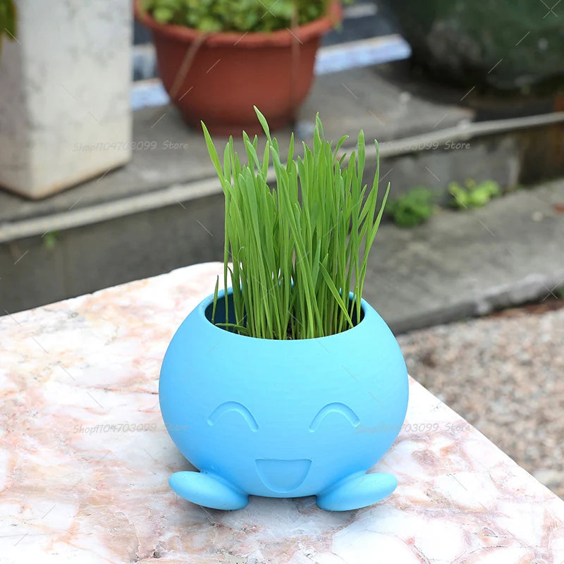 3D Printed Home Garden Supplies Decoration Flowerpots Creative Succulent Planter Bonsai Pots Home Decoration