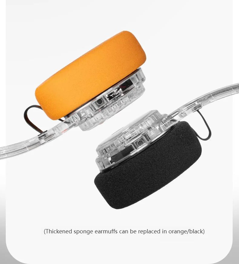Bluetooth Headset Light Weight Retro Style Rechargable Small Head Long Battery Life Rotary Switch Headphone Cool Beautiful