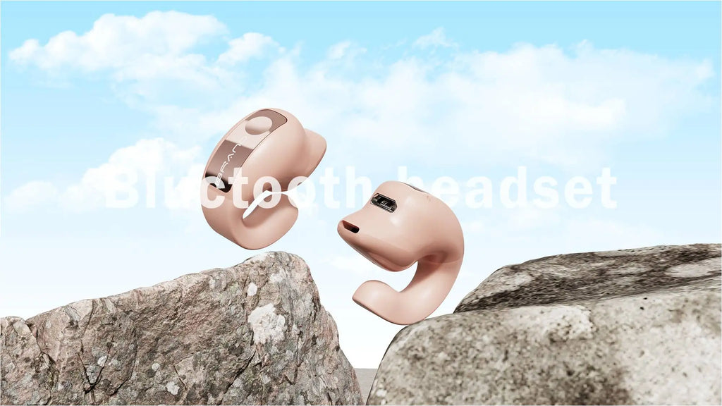 سماعة رأس مزودة بميكروفون وبلوتوث 5.3 ومشبك للأذن TWS لاسلكية داخل الأذن وسماعة رأس واحدة عالية الدقة ستيريو هاي فاي تعمل باللمس للتحكم الرياضي