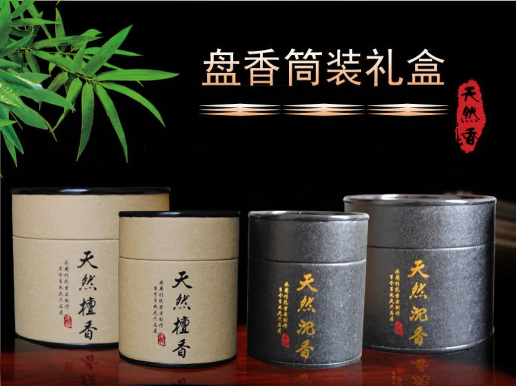 لفائف البخور الطبيعية تحترق لمدة أربع ساعات. تُستخدم لفائف بخور خشب الصندل والعود في بخور الصحة والعافية المنزلي.