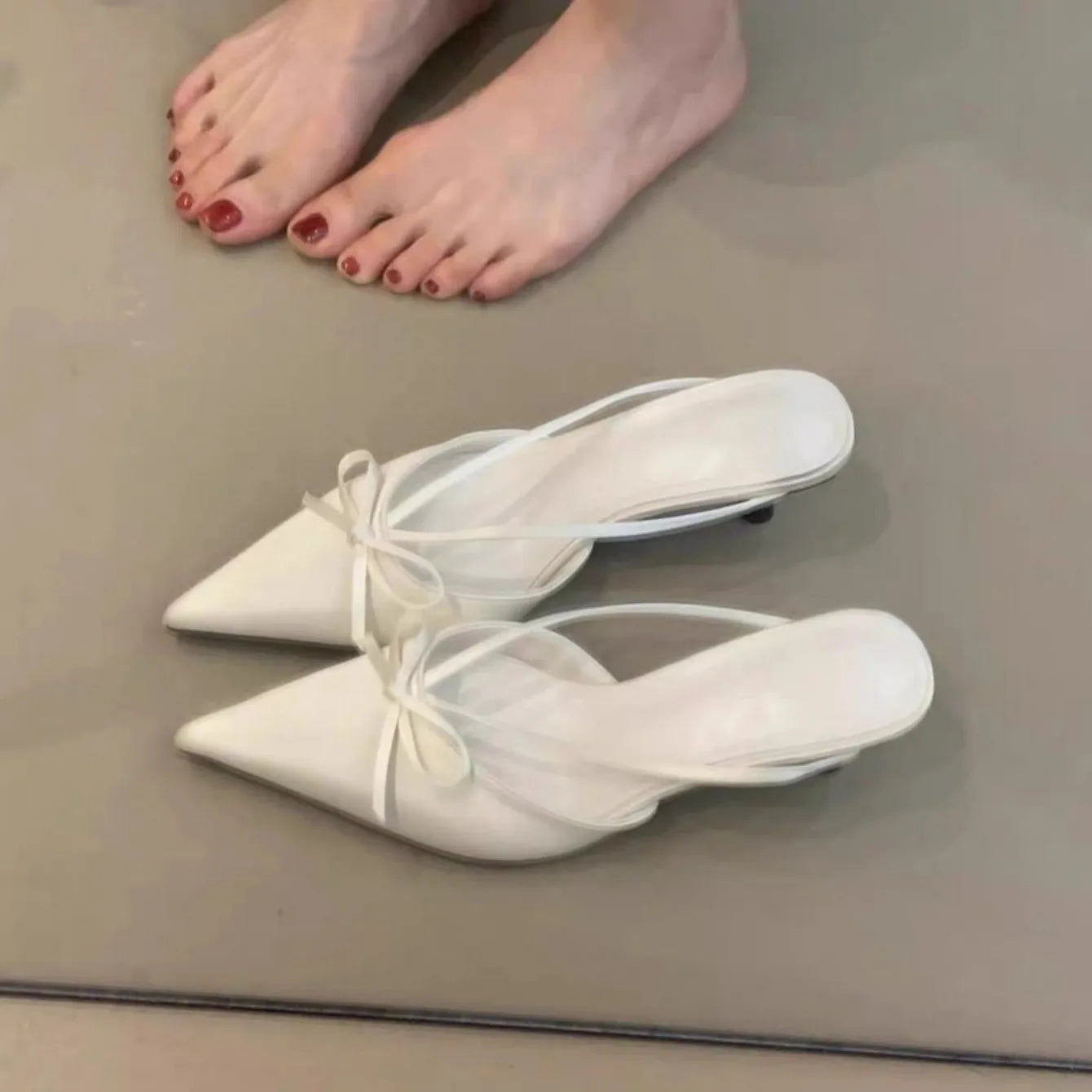 Women Pumps Spring Sexy Pointed Toe Sandals Party Ladies High Heels Shoes for Women Fashion Wedding Shoes Bride Zapatos De Mujer