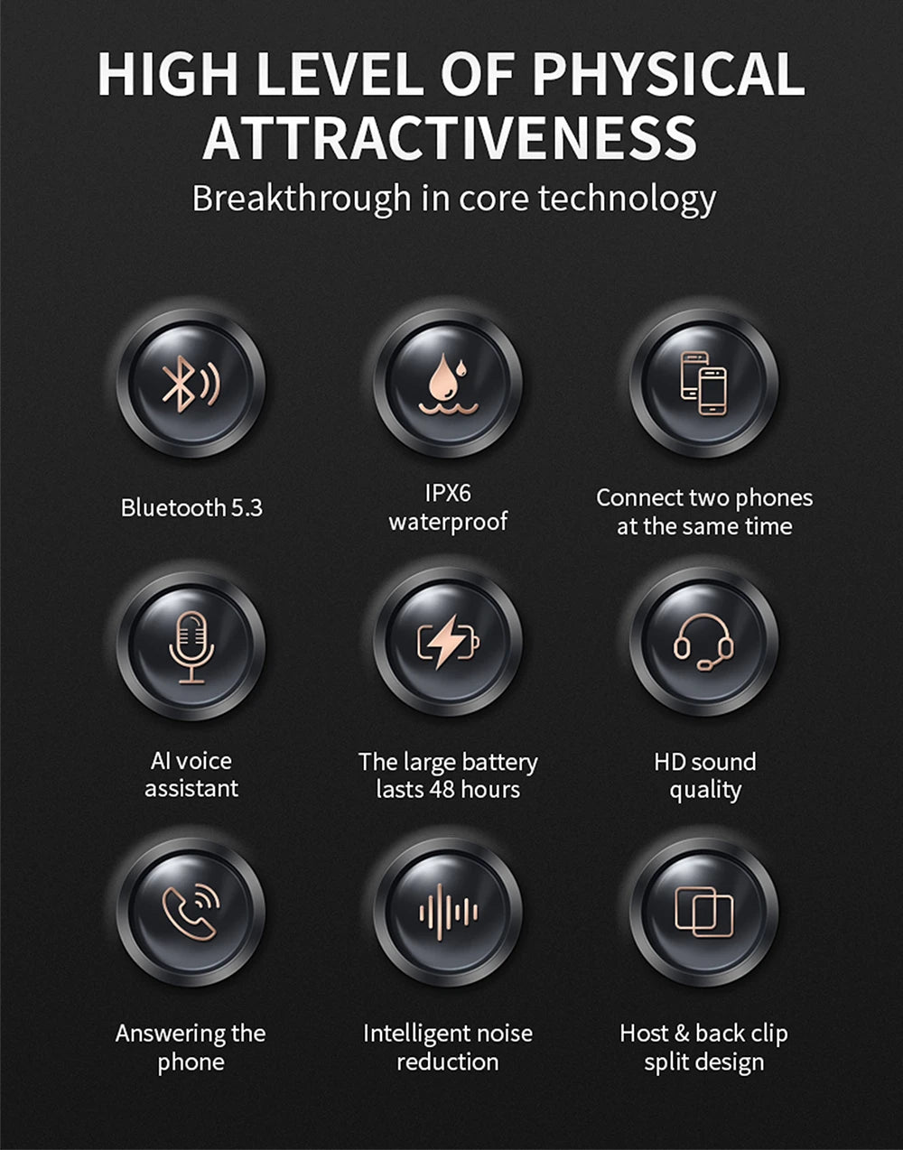 سماعة رأس خوذة بلوتوث 5.3 لاسلكية بدون استخدام اليدين طقم هاتف للدراجات النارية سماعة أذن مقاومة للماء مشغل موسيقى MP3 مكبر صوت للدراجات النارية