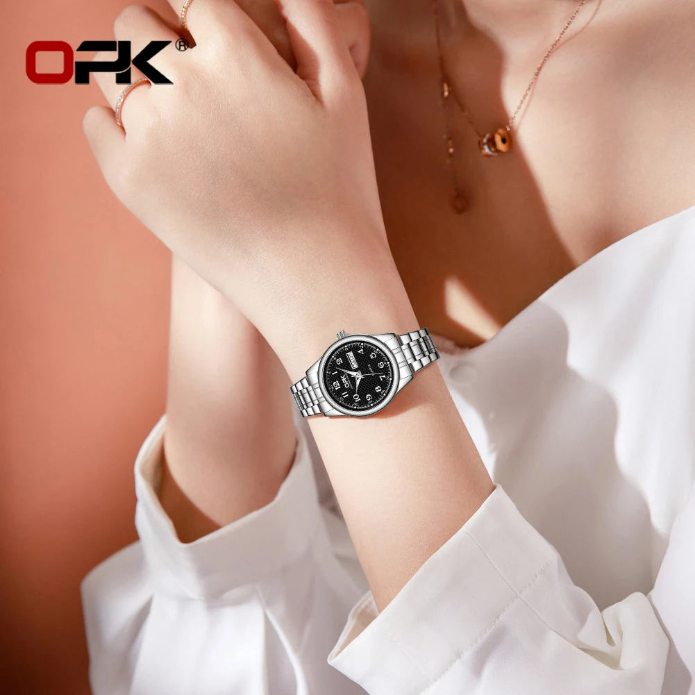 OPK 8110 Watch For Women Quartz Watch Waterproof Classic Luxury Brand Ladies Watch Stainless Steel Strap Watches Reloj Mujer SwiftNest