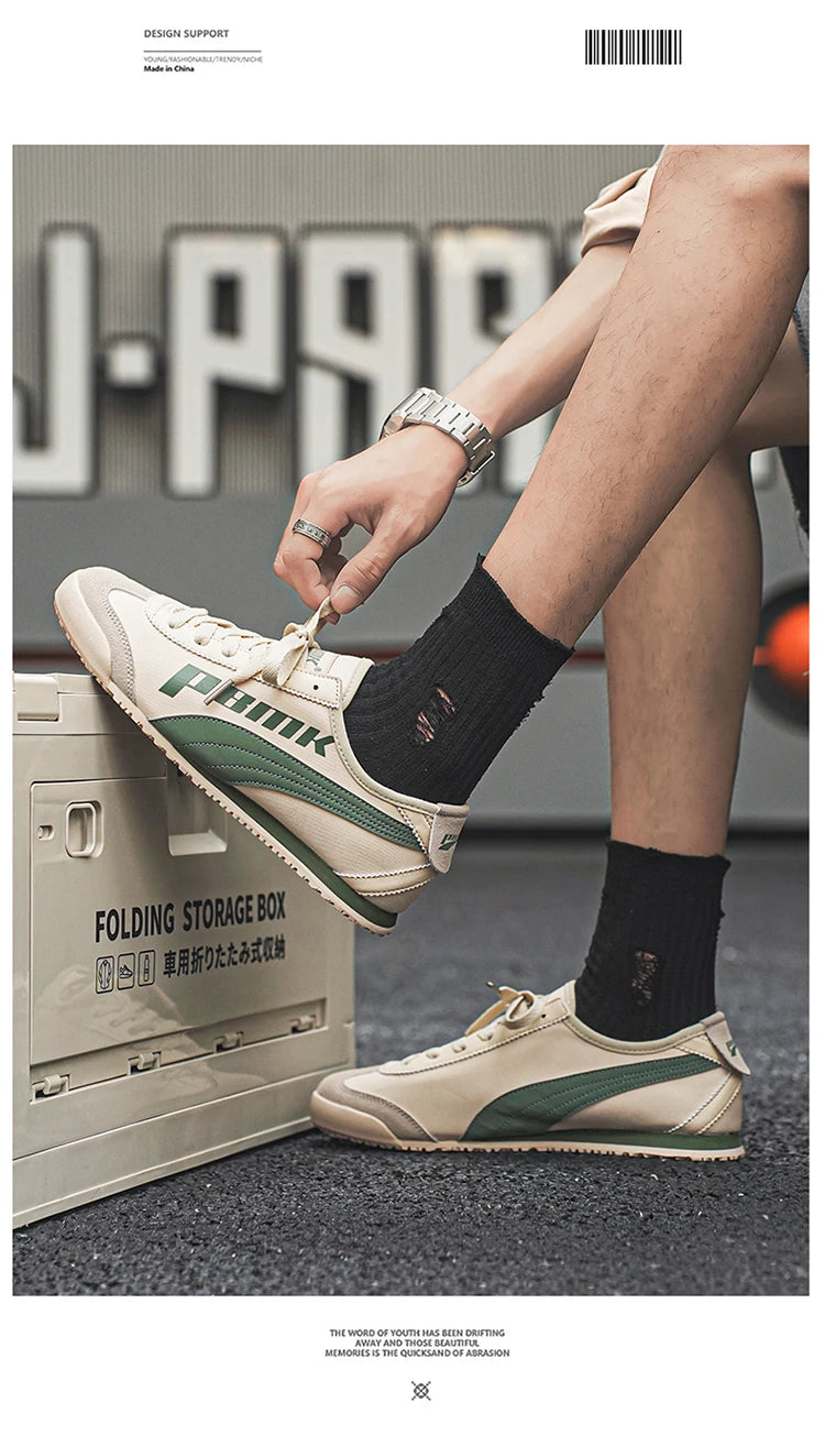 Brand Retro Men's Yellow Running Shoes Comfort Flat Casual Sneaker Men Breathable Original Men Canvas Sneakers tenis masculino