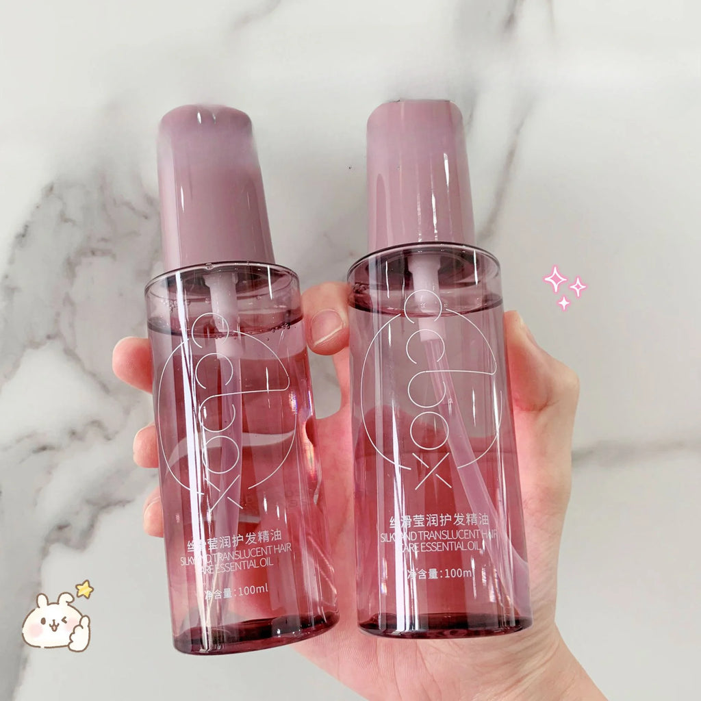 100ml hair care essential oil, dry hair, long-lasting fragrance and smooth essential oil, for girlfriends and mothers on holiday