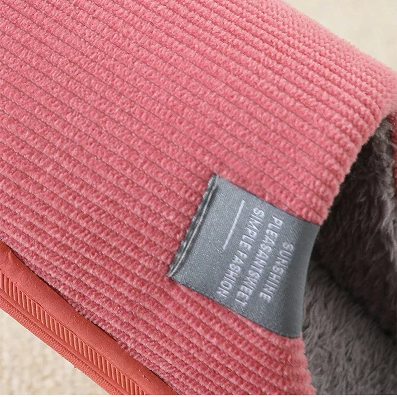 Classic Fuzzy Home Slipper Women Winter Warm Fur Plush Non Slip Indoor Female House Room Shoe Man male Lazy Footwear Bedroom