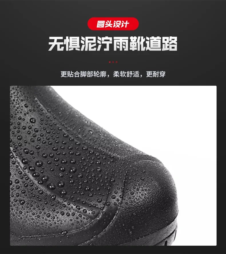 Outdoor Sports Men Boots  Spring Waterproof Shoes for Men Light Rain Boots Fishing Boots Winter Snow Boots New Work Boots 2024