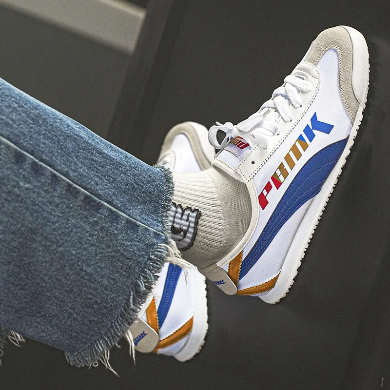 Brand Retro Men's Yellow Running Shoes Comfort Flat Casual Sneaker Men Breathable Original Men Canvas Sneakers tenis masculino