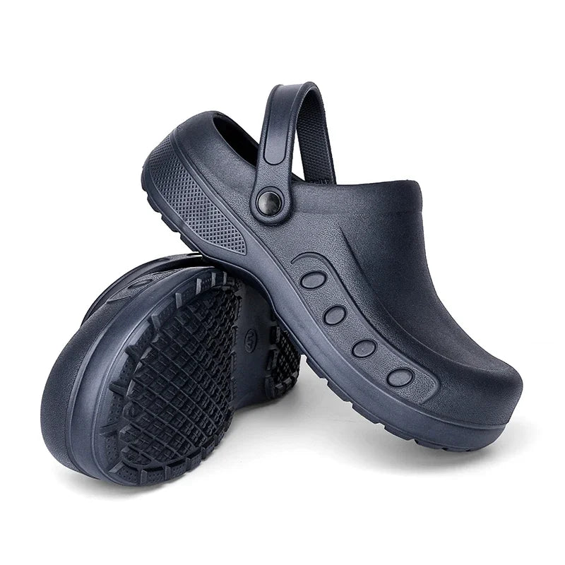 2025 Men's Casual Outdoor EVA Injection Molded Anti Slip Slippers Outsole Comfortable Garden Cloth Waterproof Sandals Size 39-48