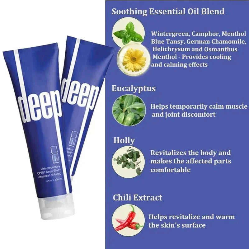 120ml skin care soothing balm, using a proprietary blend of essential oils to deeply moisturize the skin and relieve fatigue