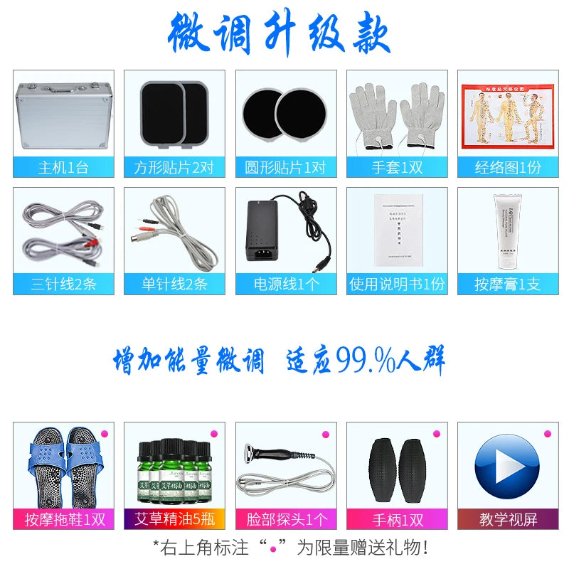 Bio-Electric Meridian Massager - Full Body Therapy & Meridian Unblocking for Health & Wellness