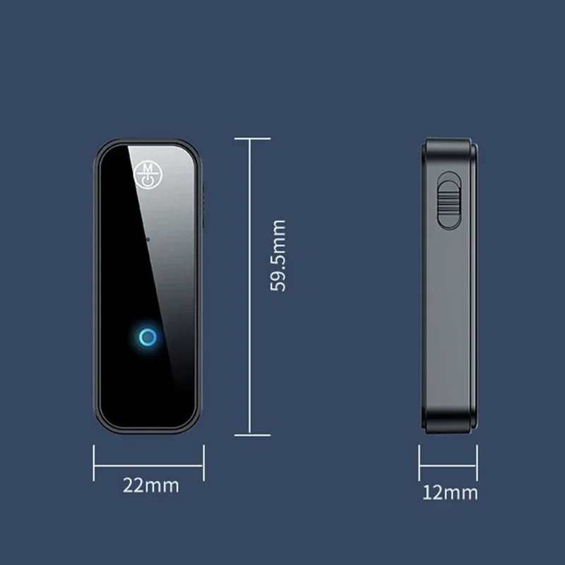 2 in 1 Bluetooth Transmitter Audio Receiver 3.5MM AUX With Mic Handsfree Stereo Music Wireless Adapter For TV PC Car Kit