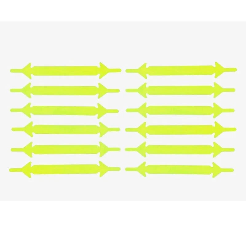 12Pcs Silicone Shoelaces for Shoes No Tie Shoe laces Elastic Laces Sneakers Kids Adult Rubber Shoelace One Size Fits All Shoes