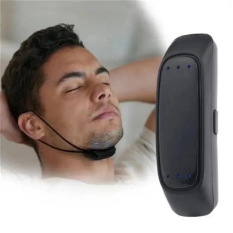 AUAU-Smart Anti Snoring Device EMS Pulse Stop Snore Portable Comfortable Sleep Well Stop Snore Health