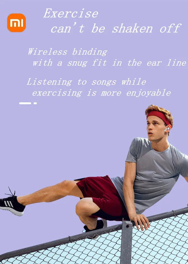 Xiaomi Bluetooth Earphones Wireless Xiaomi Headphones Earbuds Headsets TWS Fone HIFI With Mic Hearding Aids For Sports Phones