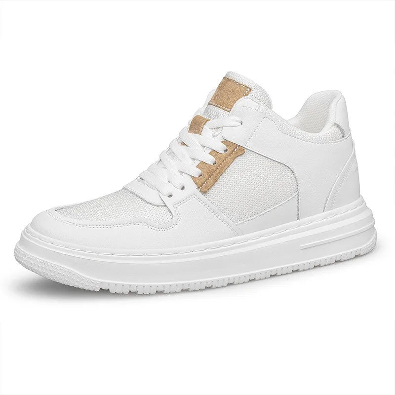 Men Height Increase Sneakers Elevator Shoes for Men 6cm Sports Casual Shoes Invisible Inner Heightening 8cm White Big Size Shoes