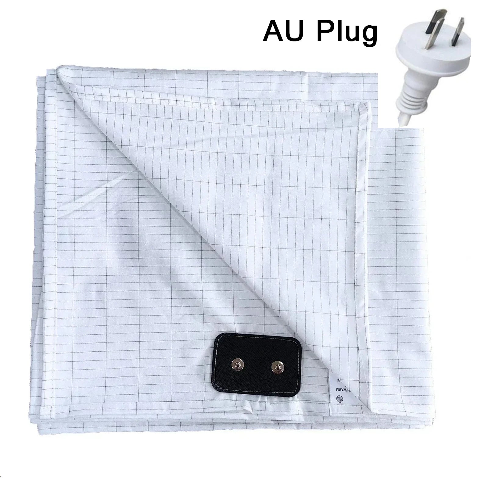 Earthing Bed Sheet Flat Sheet Earth AU Plugs/ UK Plugs/ EU Plugs Benefit Nature Health Well Grounded Gold Connection Earth Cord