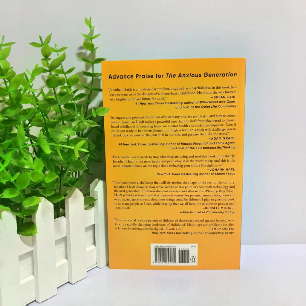 Bview Art The Anxious Generation: NYT Bestseller on Digital Age Anxiety & Mental Wellness Guide