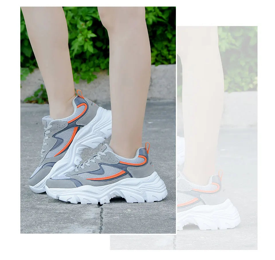 BONA 2023 New Designers Breathable Outdoor Light Weight Sneakers Women Platform Walking Shoes Ladies Feminino  Mujer