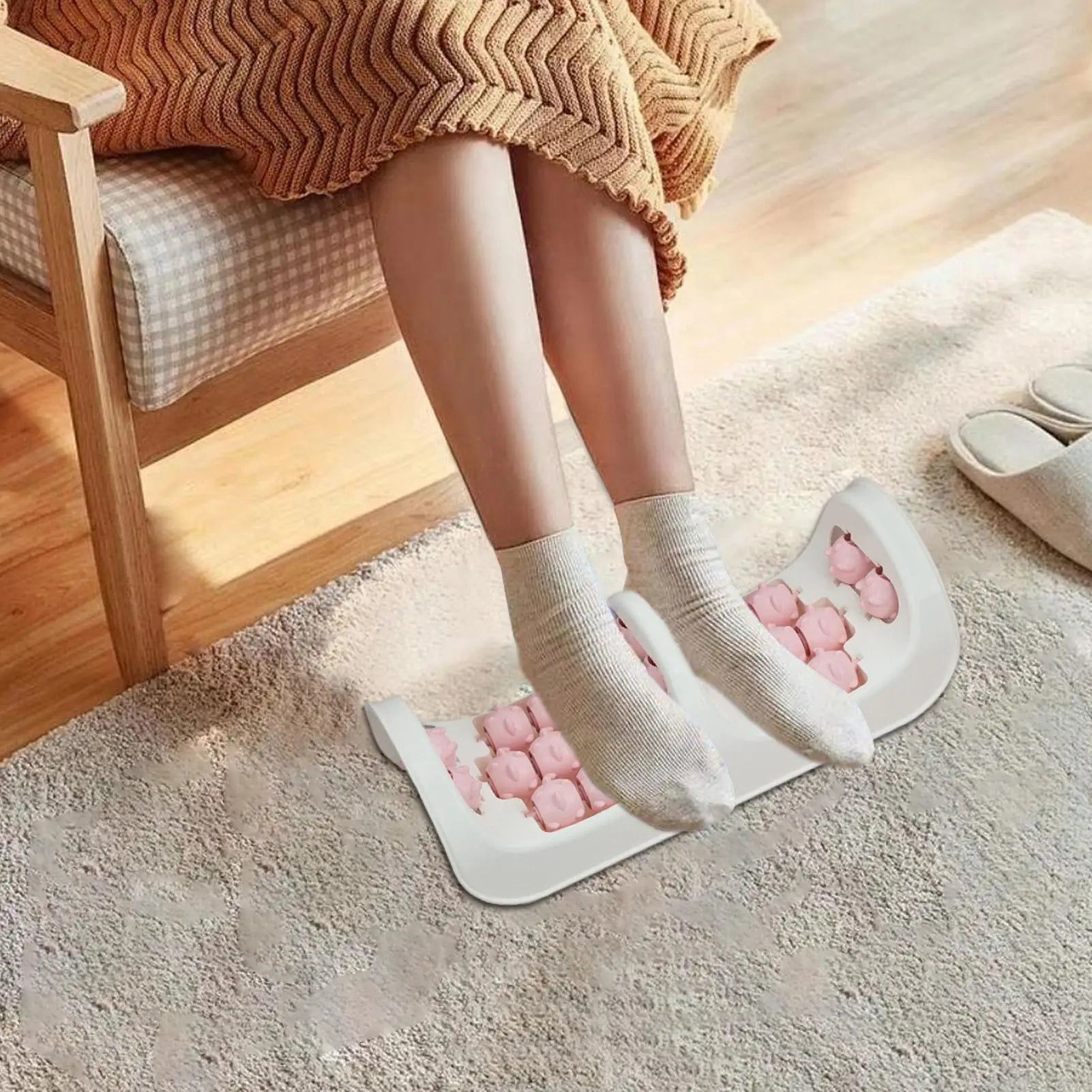 جهاز تدليك القدمين، بكرة تدليك العضلات، لوحة تدليك نقاط الزناد، لتخفيف ضغط الكعب، صحة الأب والأم