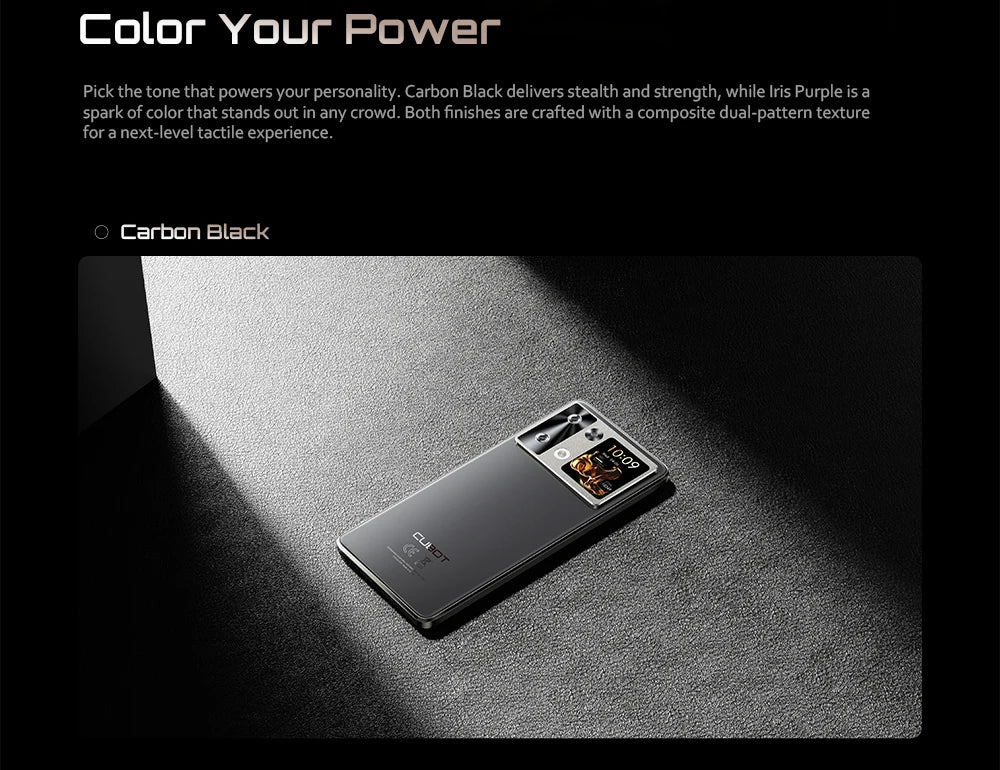 Smartphone Android 15 Cubot P90, 6.88-Inch 120Hz Screen, 24GB RAM+256GB ROM, G100 Octa-core, 2.2GHz, 64MP, 5100mAh,NFC, 4G Phone