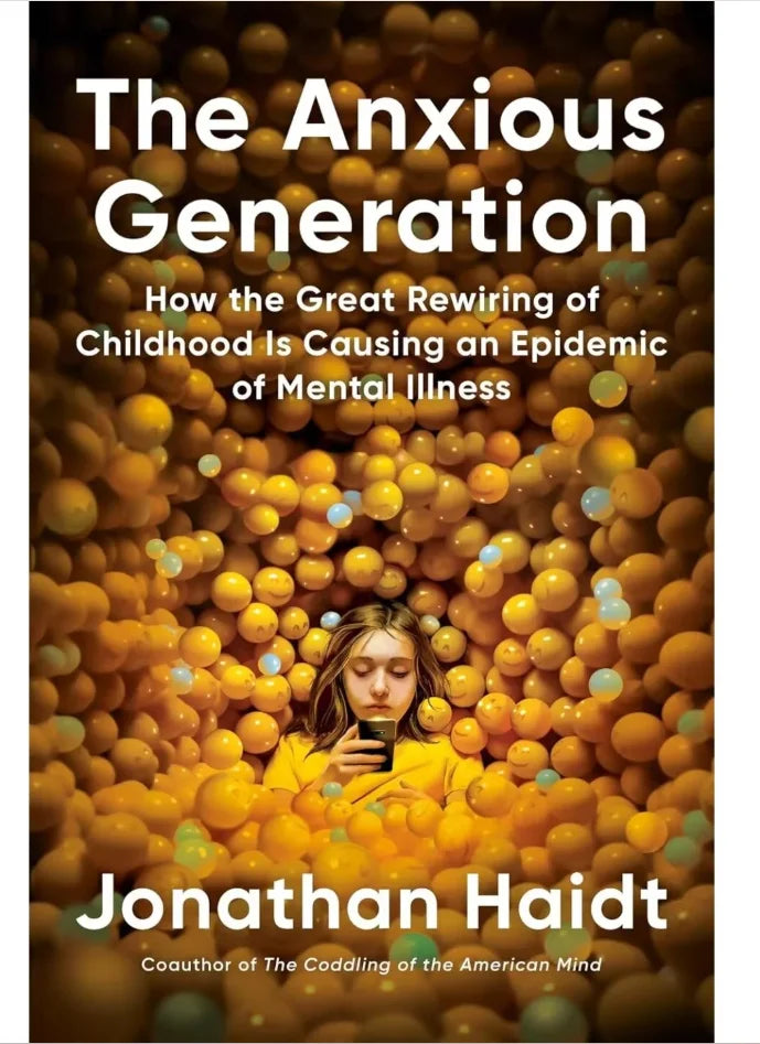 Bview Art The Anxious Generation: NYT Bestseller on Digital Age Anxiety & Mental Wellness Guide