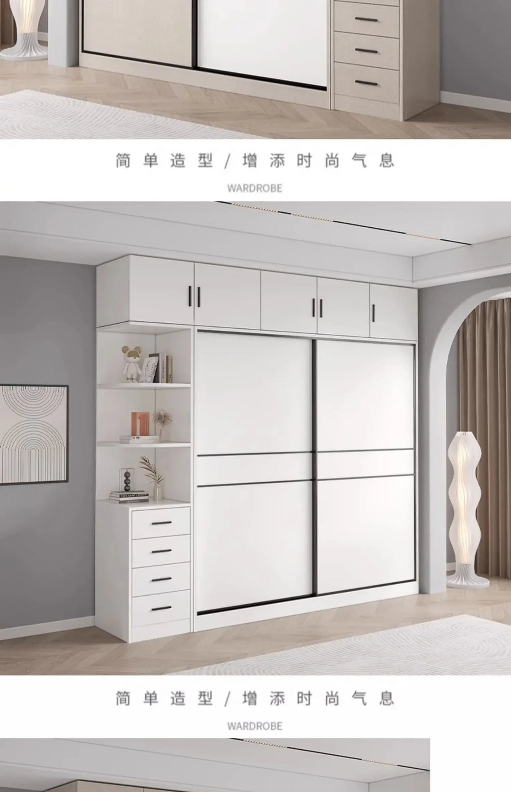 Multifunction Storage Wardrobe Storage Shirts Bedroom Cupboard Clothes Partitions Rangement Armoire Wardrobes Furniture