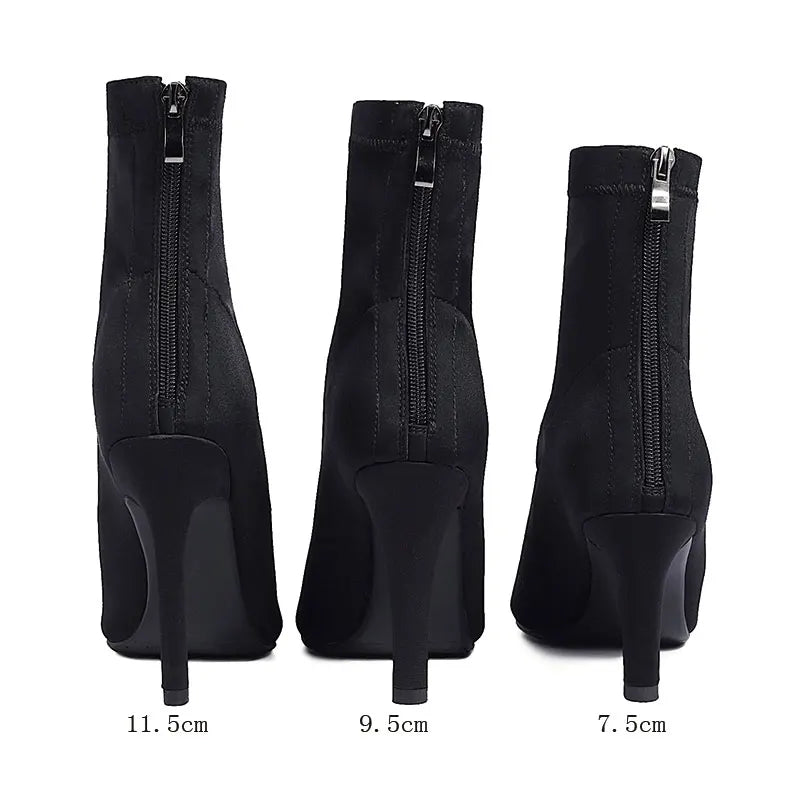 Sgesvier Women's Ladies Jazz Modern Dance Tango Dance Shoes Girls Prom Fashion StilettoHeel Boots Latin Dance Boots