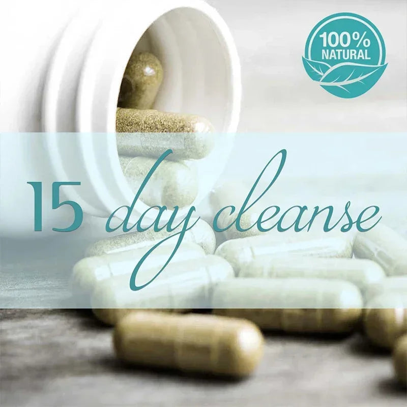 15 Day Cleanse - Intestinal Cleansing, Detoxification, Relieves Bloating, Promotes Digestion, Metabolism, and Weight Management
