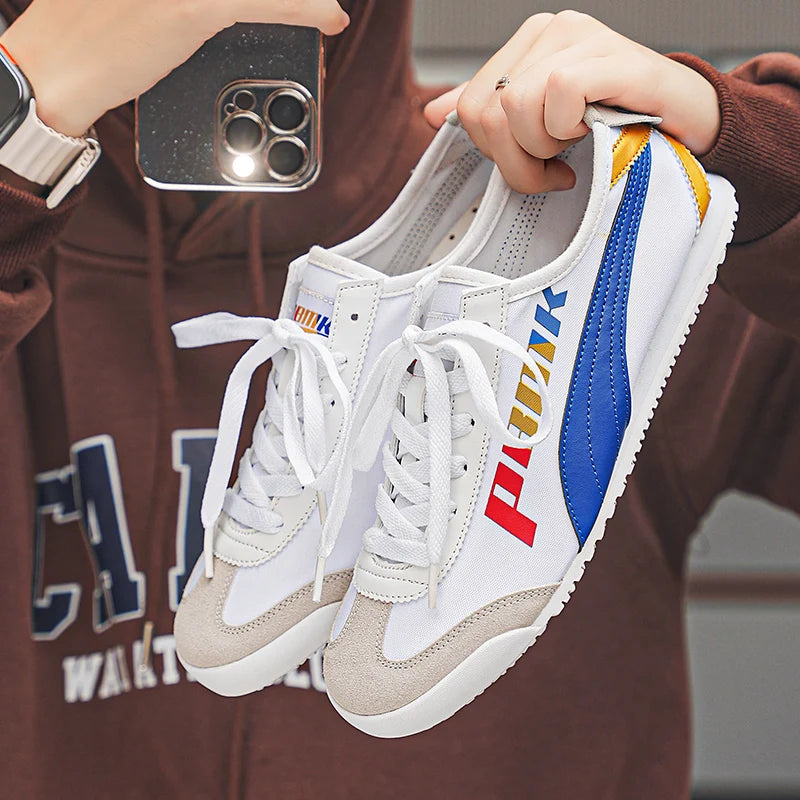 Brand Retro Men's Yellow Running Shoes Comfort Flat Casual Sneaker Men Breathable Original Men Canvas Sneakers tenis masculino