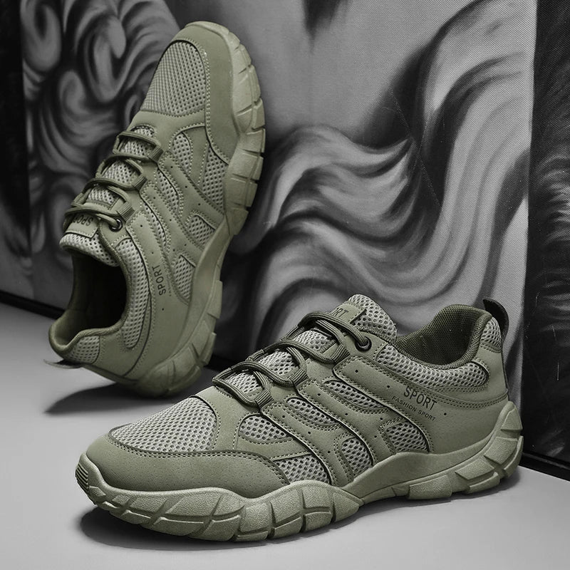 Men's sports shoes new casual fashion summer light comfortable soft sole outdoor height increasing anti slip casual sports shoes