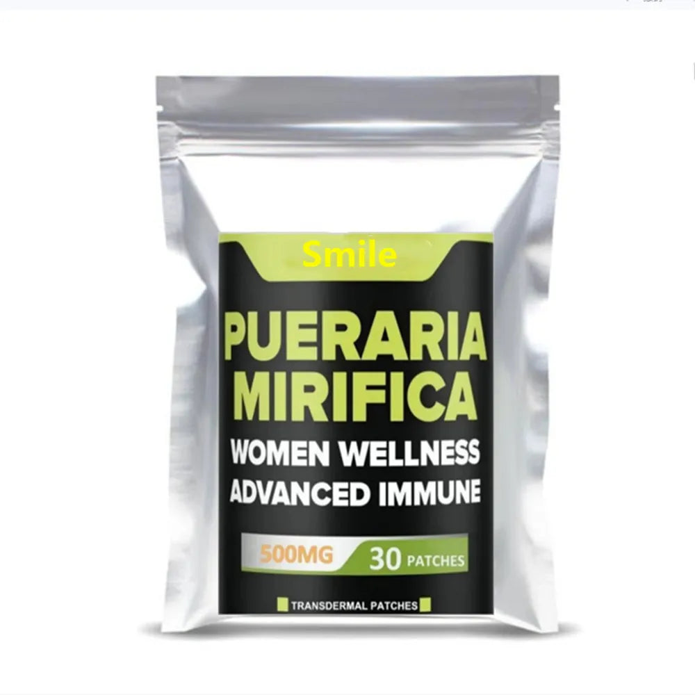 Pueraria Mirifica Transdermal Patches 30 Count Natural Women's Wellness Support Boosts Immune System & Energy Levels