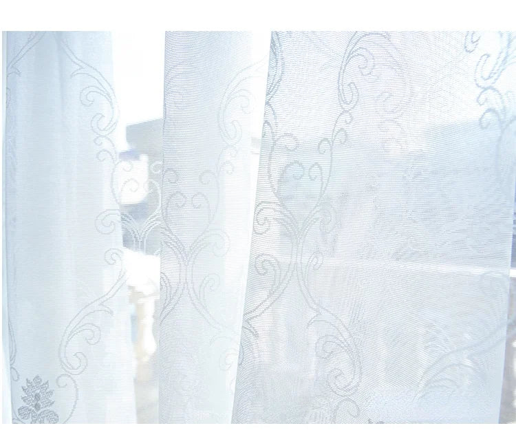 Custom Curtains for Living Room Simplicity Lace Splicing Green Chenille Blackout Embroidery Valance Tulle High Quality Fabric