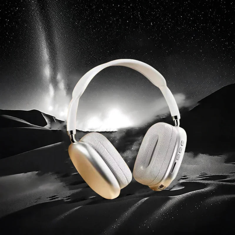 سماعة رأس لاسلكية جديدة بتقنية البلوتوث مع ميكروفون: سماعة أذن ستيريو مصممة للرياضة والألعاب والاتصال السلس بالهاتف