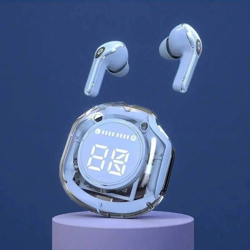 سماعة بلوتوث لاسلكية سماعات بلوتوث لاسلكية شاشة عرض رقمية LED سماعات أذن لاسلكية ستيريو للهواتف الذكية