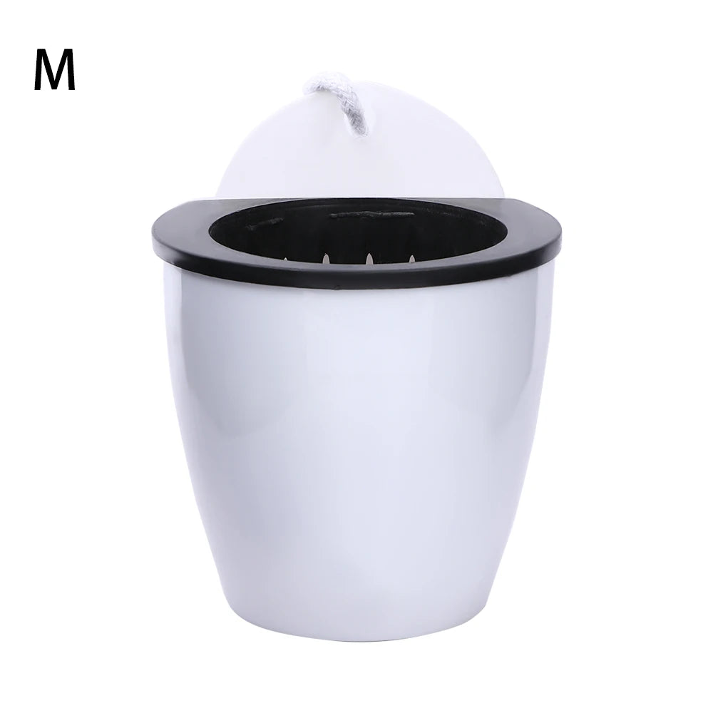 Garden Decor Hanging Self Watering Basket Planter Flower Pot Plant Pot