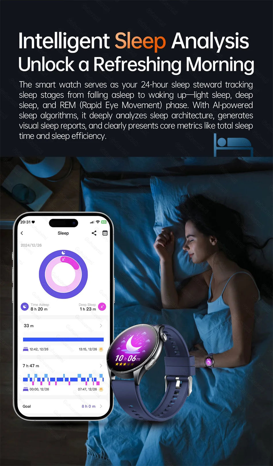 Sapphire 2025New Health managed Smart Watch Health measure Blood Fat Uric Acid Call ECG+PPG blood pressure Health Smartwatch IOS