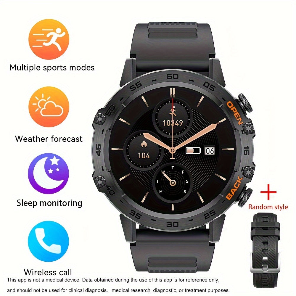 LIGE HD Smart Watch - Stylish Wrist Watches for Women Men with Wireless Call, 1.39" High-Definition Display, Multi-Sports Modes, Information Alerts, Sedentary Reminders, Music Control, Sports Pedometer, and Heart Rate Monitor