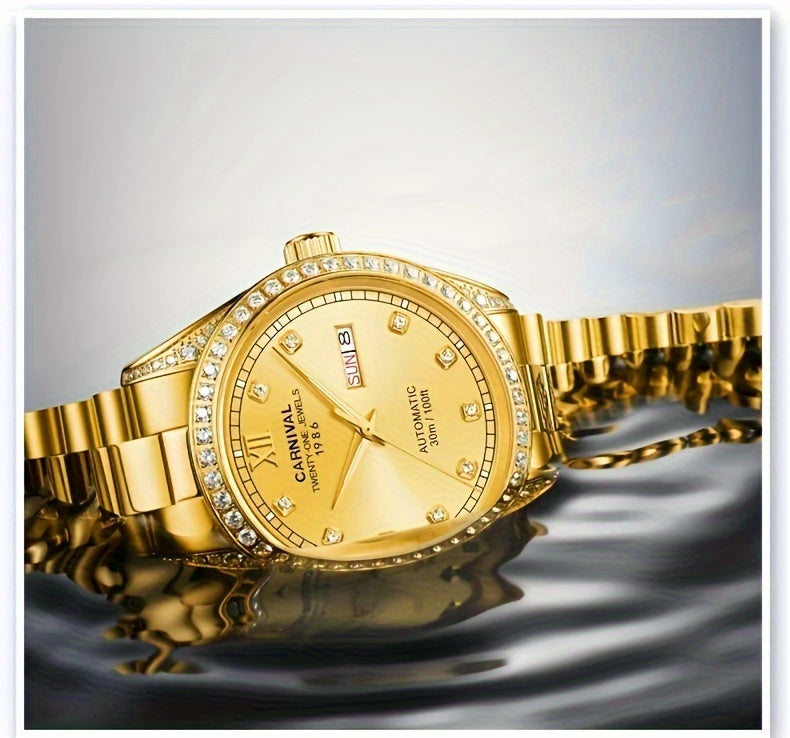 Fiesta watches, men's mechanical watches, Japanese movements, trendy authentic men's watches, hollowed-out watches, holiday gifts